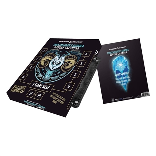 Frostmaiden's Aurora Advent Calendar - 12 days of Christmas 2025 -  Metallic Dice Games